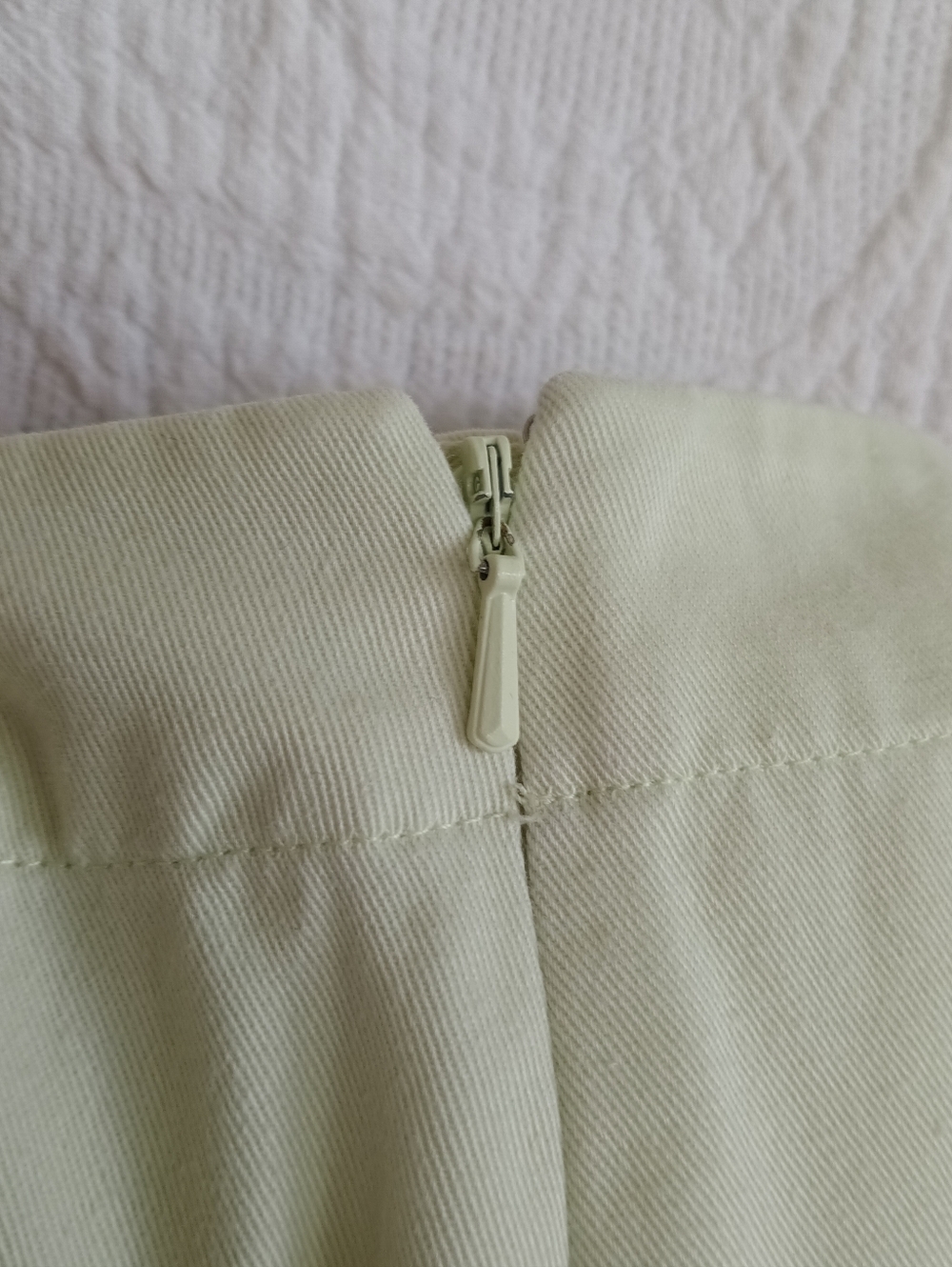 Christopher & Banks Lime Green Fruit Chinos Embroidered Cropped retro Summer Bbq - Picture 11 of 12